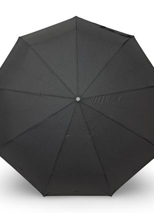 Большой зонт автомат frei regen черный с куполом 117 см #027173 фото