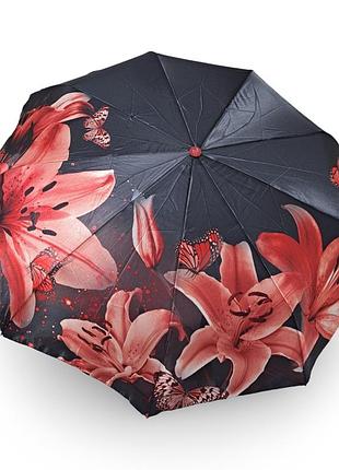 Парасолька жіноча frei regen повний автомат "лілія" #030164