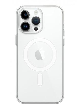 Прозрачный чехол для iphone 14 pro max з magsafe (tpu+pc)