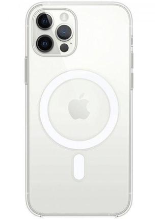 Прозорий чохол для iphone 12 з magsafe (tpu+pc)