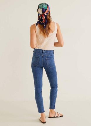 Базовые джинсы скинни, skinny, приталенные джинсы mango3 фото