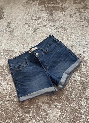 Оригинальные джинсовые шорты levis