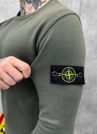 Свитшот stone island oliva дс74233 фото