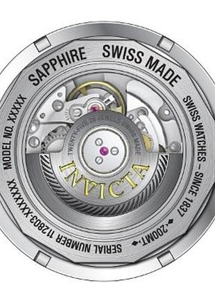 Чоловічий годинник invicta 44767 swiss made ronda r150 automatic 46 mm3 фото