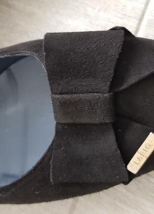 Lario итальянские замшевые черные туфли р.386 фото