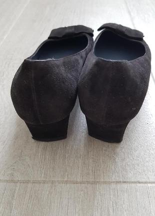 Lario итальянские замшевые черные туфли р.388 фото