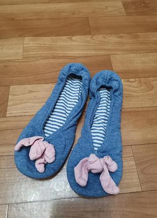 Комнатные тапочки 35р. чешки, балетки