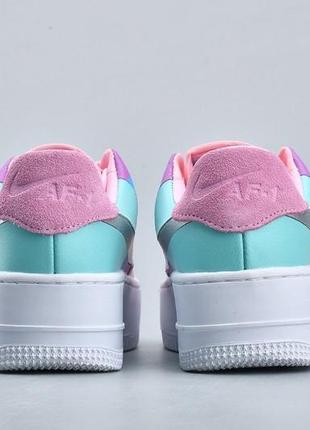 Кроссовки женские nike air force 1 sage low lx, розовые (найк аир форс, найки, кросівки)7 фото