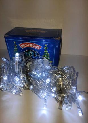Новогодняя гирлянда led 100 белая