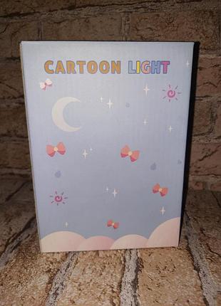 Силиконовый ночник подмигивающий котик usb 7 режимов6 фото