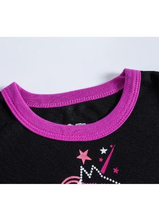 Пижама для девочки, фиолетовая. созвездие единорога.3 фото