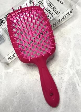 Гребінець для волосся hollow comb superbrush plus (щітка для волосся, браш, гребінець, масажний гребінець)1 фото