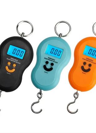 Електронний кантер для зважування продуктів portable electronic scale з дисплеєм побутові ваги до 40 кг