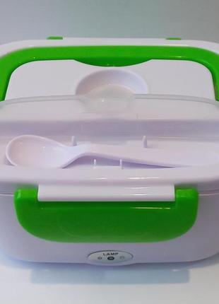 Електричний ланч бокс ys-001green lunchbox з підігрівом4 фото