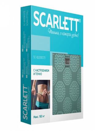 Весы напольные scarlett sc-bs33e073