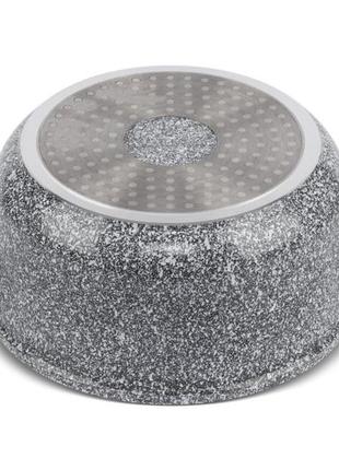 Набір посуду edenberg з гранітним покриттям сірий eb-81473 фото