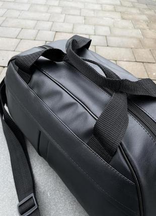 Шкіряна сумка спортивна фітнес сумка6 фото