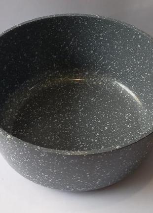 Набір каструль з мармуровим покриттям a-plus ap-1490s сірий8 фото