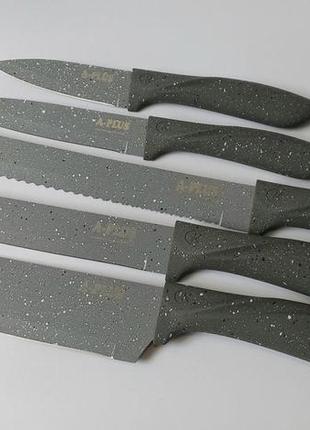 Набір кухонних ножів а-плюс kf-0996 7 предметів4 фото