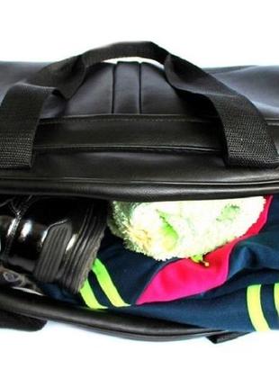 Фитнес сумка кожаная найк спортивная дорожная сумка6 фото
