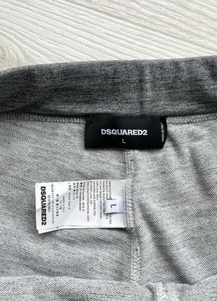 Оригинальные спортивные штаны dsquared2 new dean fit front pocket jogger pants grey8 фото