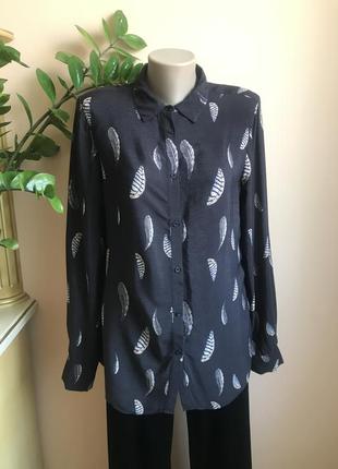 Фірмова віскозна блуза, сорочка пір'я від esqualo s, m