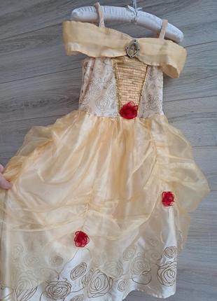 Платье белль принцессы disney 6-7л7 фото