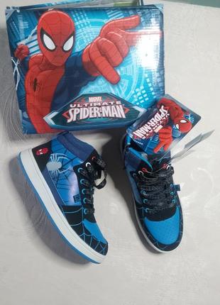Кроссовки 22.5 marvel хайтопы высокие кроссовки marvel spiderman кеды cool club высокие кеды cool club marvel spiderman2 фото