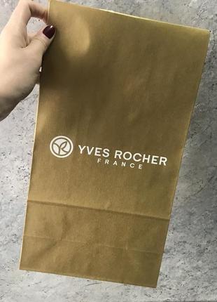 Пакет подарунковий з липучкою yves rocher1 фото