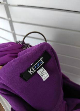 Платье фиолетовое шифоновое kezz нарядное3 фото