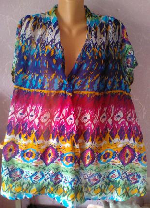 Пляжная блузка на крупную женщину marisota