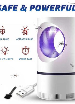 Лампа от комаров, низковольтная лампа-убийца от комаров usb uv электрическая, летающий мугген