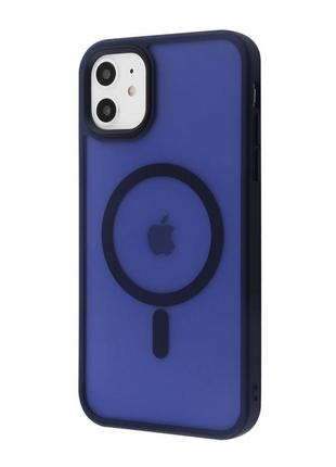 Чохол wave matte insane case with magnetic ring iphone 11 midnight blue