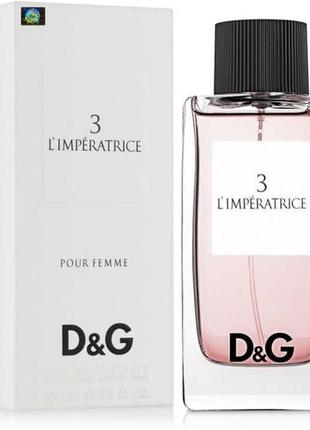 Туалетная вода женская dolce&amp;gabbana 3 l`imperatrice 100 мл