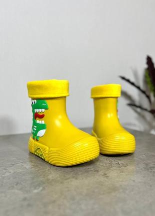 Гумові / резинові чоботи унісекс для хлопчика та дівчинки2 фото