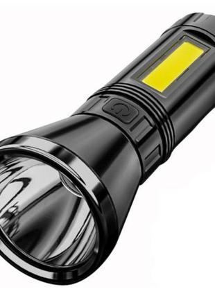 Светодиодный фонарик супер яркий компактный выносливый практичный ударопрочный flashlight hf-8210