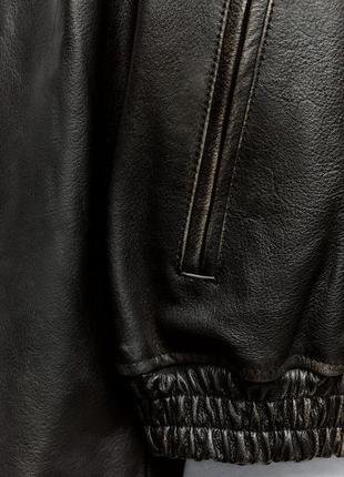 Zara шкіряна куртка жіноча.4 фото
