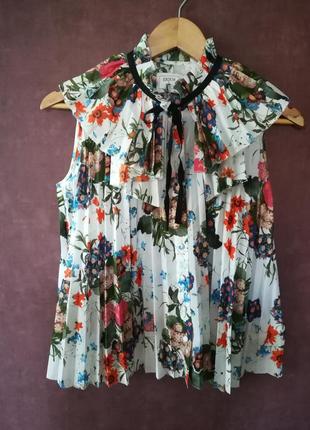 Оригінальна блуза плісе erdem x h&m