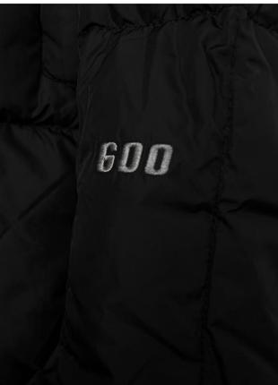Пуховик, пуфер, чорний,довга куртка the north face4 фото