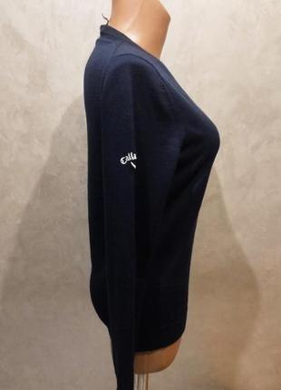 Идеальный высококачественный 100% шерстяной пуловер известной марки из сша callaway4 фото
