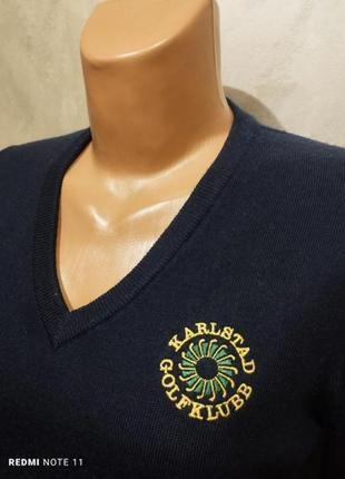 Идеальный высококачественный 100% шерстяной пуловер известной марки из сша callaway3 фото