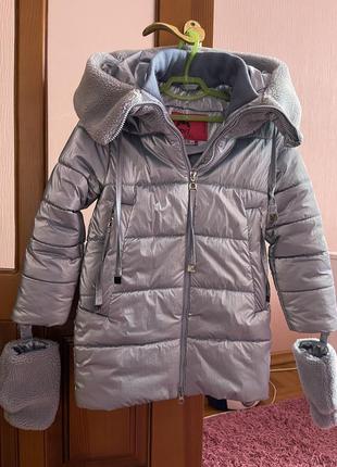 X-woyz зимняя куртка для девочки1 фото