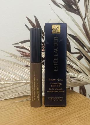 Оригінал 02 light brunette estee lauder brow now volumizing brow tint туш для брів1 фото