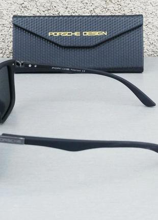 Porsche design очки мужские солнцезащитные черные поляризированые4 фото