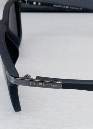 Porsche design очки мужские солнцезащитные черные поляризированые5 фото