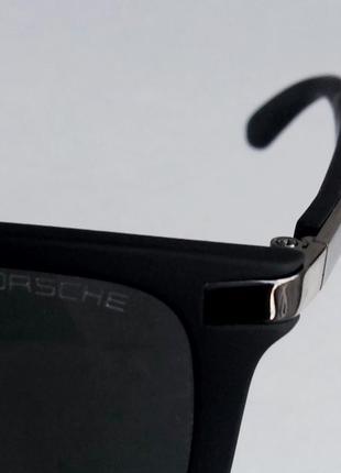 Porsche design очки мужские солнцезащитные черные поляризированые9 фото
