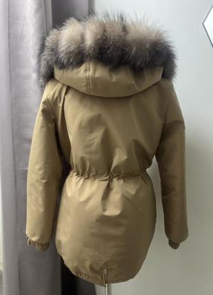 Куртка зима с натуральным мехом, парка6 фото