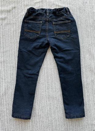 Теплые джинсы на флисе на 6-7 лет на рост 122 см4 фото