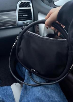 Ganni knotted crossbody bag сумка bimba y lola cos