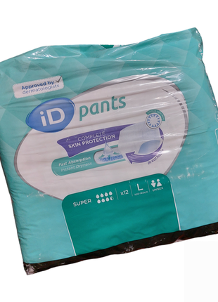 Підгузки трусики id pants l 12 штук